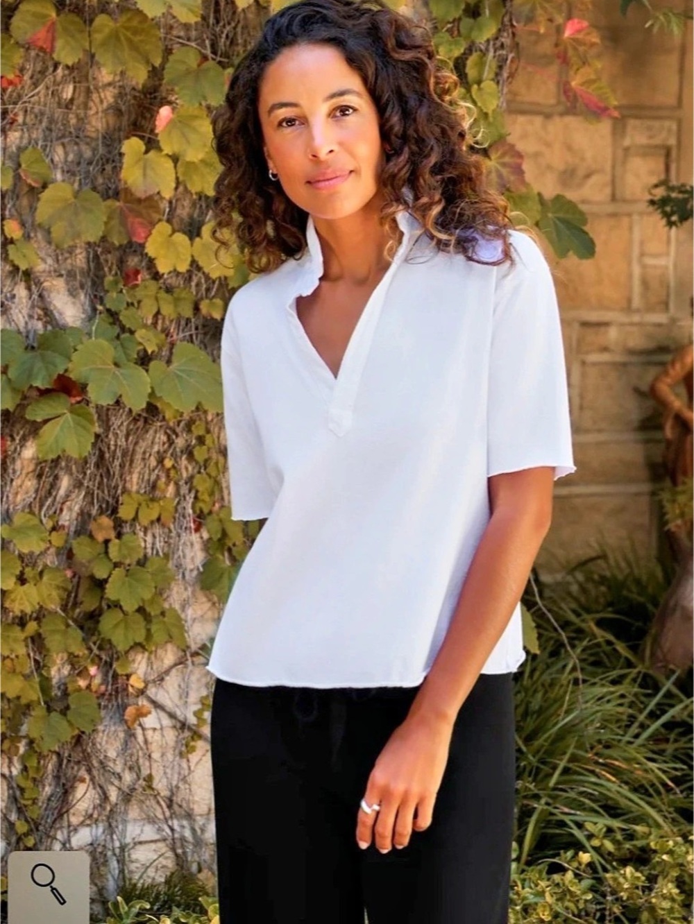 Frank & Eileen Patty Perfect Polo White Medium
